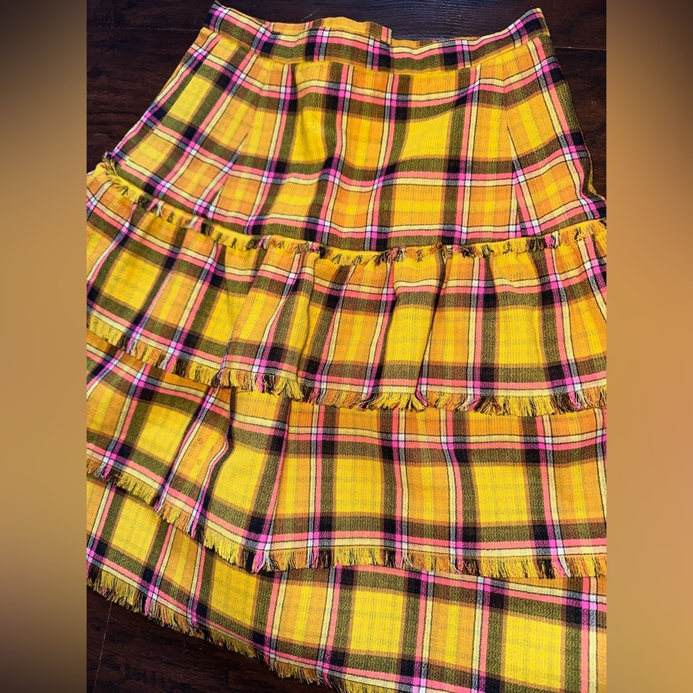 Oscar de la Renta Plaid Skirt (Sample, Size 1)